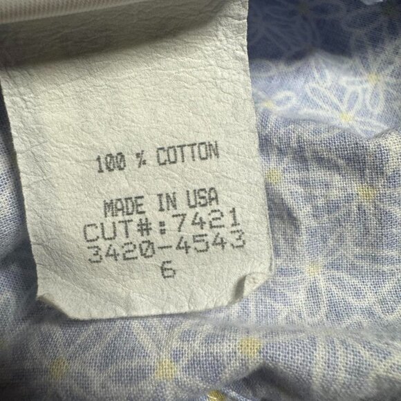 ✨VTG Sweet Potatoes Girls Blue & Yellow Floral Dress✨ - Picture 6 of 6